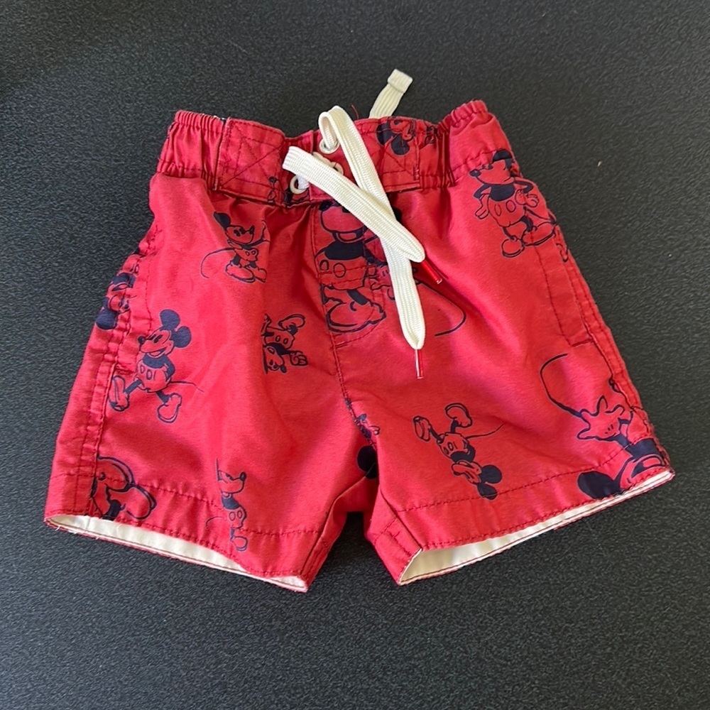 Junk food & Disney swim trunk